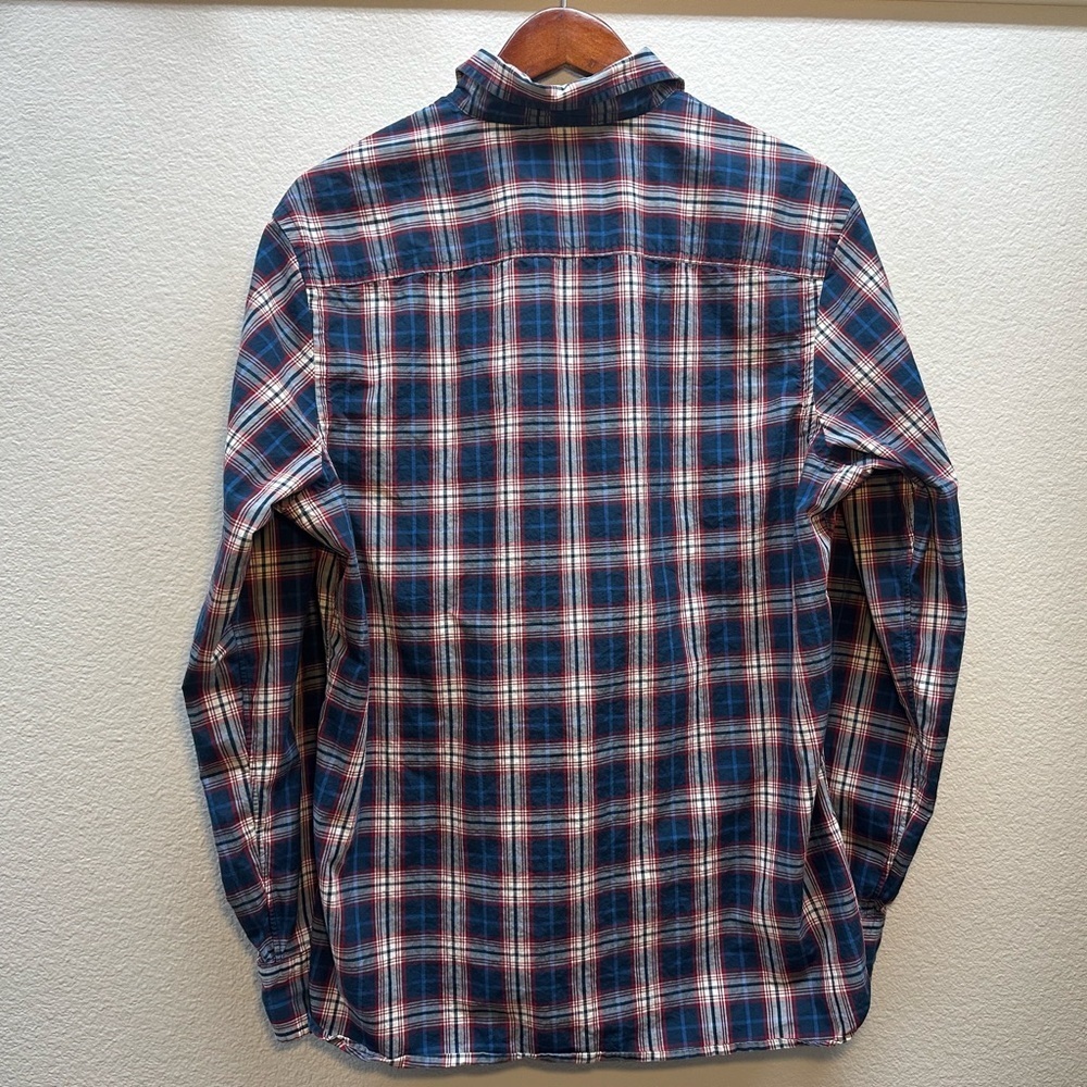 Button Down Shirt Blue and Red - Picture 3 of 3